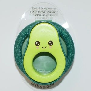GREEN AVOCADO CAR VISOR CLIP FRESHENER BBW